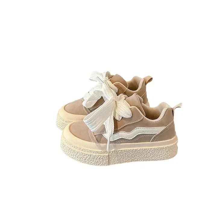 Baskets basses décontractées pour enfants semelles souples style coréen unisexe printemps confort liberté de mouvement matériaux hypoallergéniques durable
