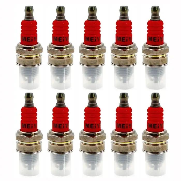 Bougie d'allumage L7TJC pour tronçonneuse à essence et débroussailleuse, 10 pièces