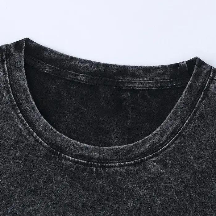 T-shirt délavé Life is Strange, vêtements de personnalité, adaptés à toutes les saisons, grande tail