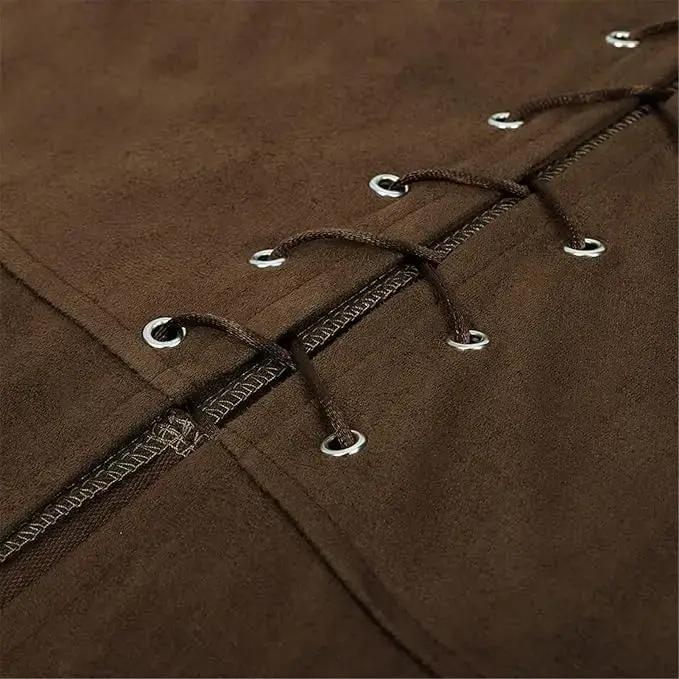 Gilet de Pirate pour hommes, Costume de Pirate pour hommes, Costumes médiévaux pour adultes, gilet R