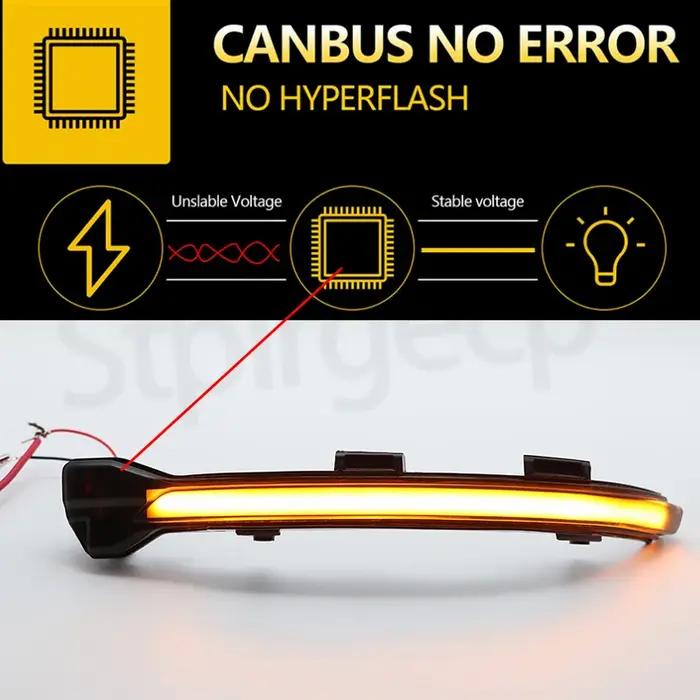 Clignotant dynamique LED pour VW Golf 7 GTI R GTE GTD MK7.5 13-19 Touran Jetta MK7, indicateur de ré