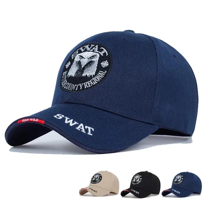 SWAT armée casquette mâle brodé aigle noir casquettes de Baseball hommes Gorras Para Hombre femmes S