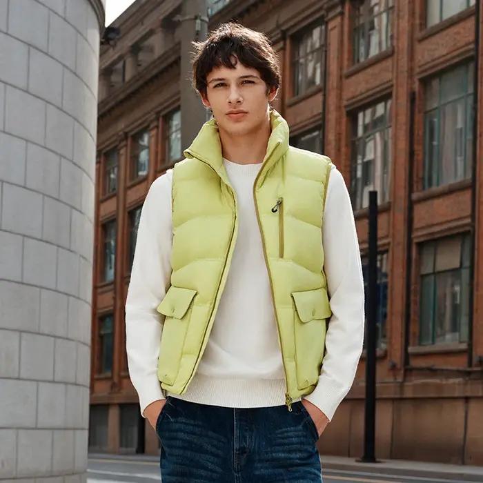 Semir vers le bas gilet hommes hiver 80% vers le bas remplissage trois résistant 2025 nouveaux Sport