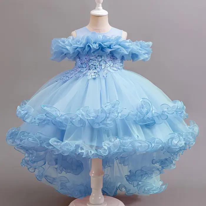 Robe de Princesse à Paillettes pour Fille, Tenue de Mariage, de Noël, de ixd'Anniversaire, Douce et