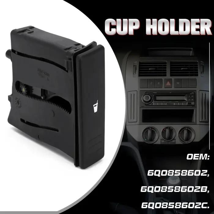 Pour Polo 9N 2002 2003 2004 2005 2006 2007 2008 2009 2010 support de verre de Console centrale de vo