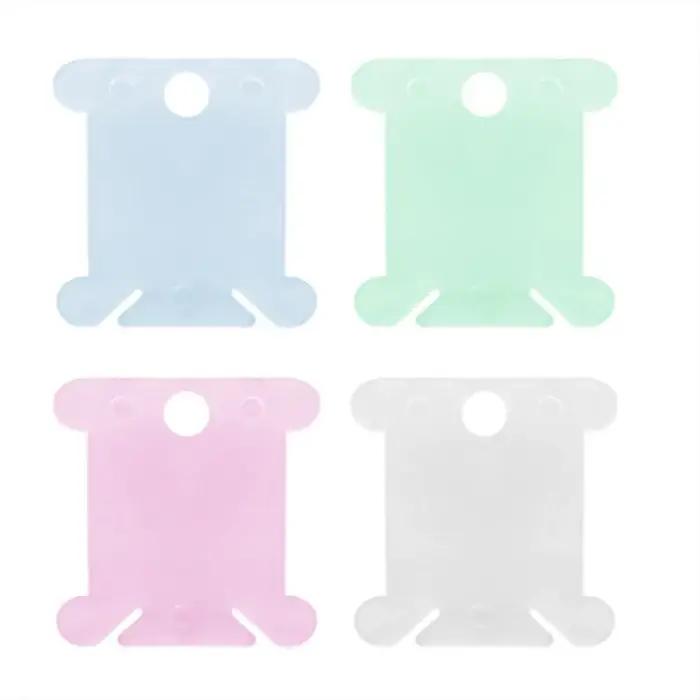 Ensemble de bobines de fil en plastique, bobine de fil, carte de fil à broder, support organisateur