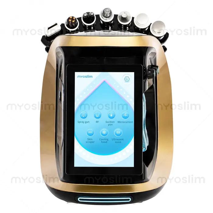 Appareil professionnel intelligent d'analyse de la peau du visage bleu glace, rajeunissement ultraso