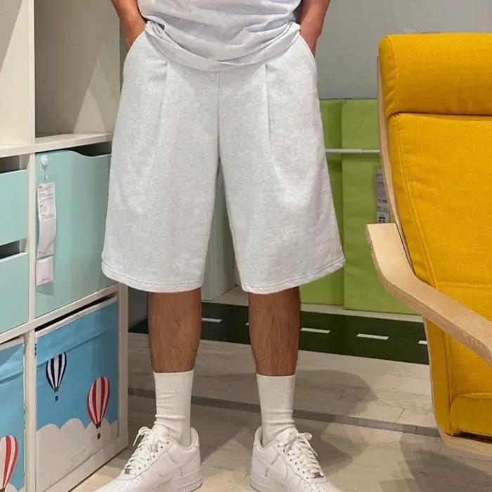 Shorts de sport amples à séchage rapide pour hommes, style streetwear hip-hop, pour la gym, le fitne