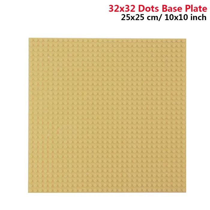 Blocs de construction classiques 32x32 32x16 points, plaque de Base MOC, briques de petite taille, p