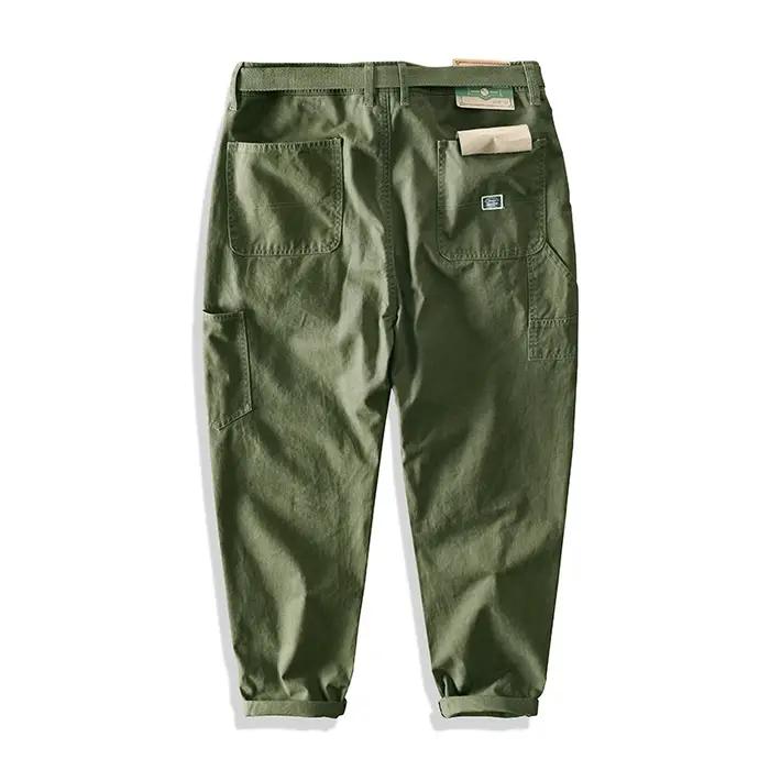 Pantalon de travail polyvalent Yu Wenle Amekaji pour homme, style rétro américain, pantalon cargo te