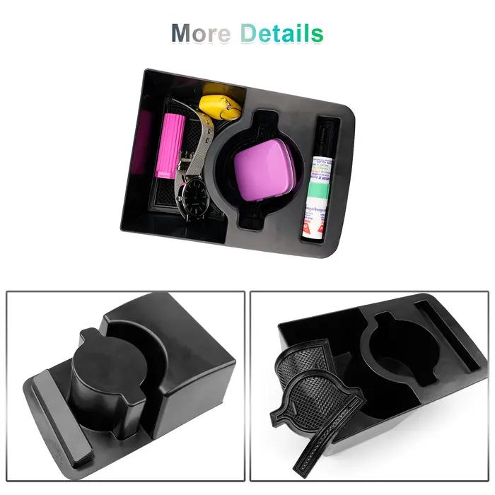 RUIYA pour Dacia Spring Electric EV 2022 2023 2024 Car Storage Central Control Container Auto Dacia