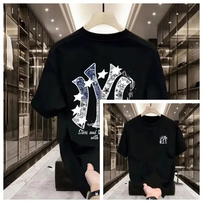 Nouveau T-shirt décontracté à manches courtes pour hommes et femmes, version été, tendance, coupe am