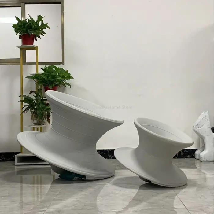 Morden-Chaises gyroscopiques 360 ° expressément, chaises créatives de salon, chaise relaxante, chais