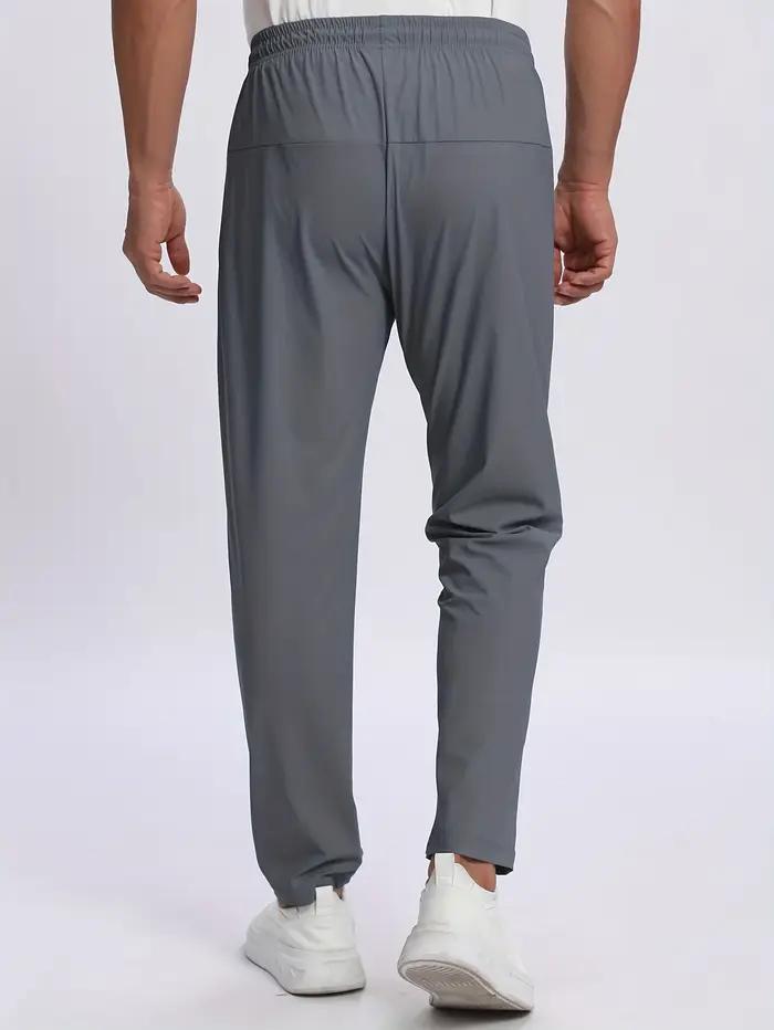 Pantalon de survêtement décontracté pour hommes, respirant, grande taille, séchage rapide, droit, ta