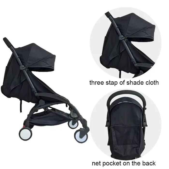 Accessoires de poussette pour bébé, capot pare-soleil et matelas, coussin de siège pour 175 ° Baby