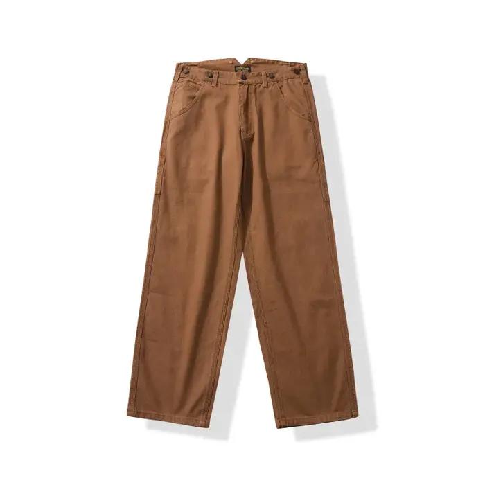 Pantalon de travail en toile haute densité YKK avec fermeture éclair, Legging large, pantalon Ami Ka