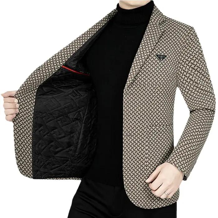 Nouvelle Collection Printemps 2026 – Blazer Homme Décontracté Chic pour le Bureau – Veste de Costume