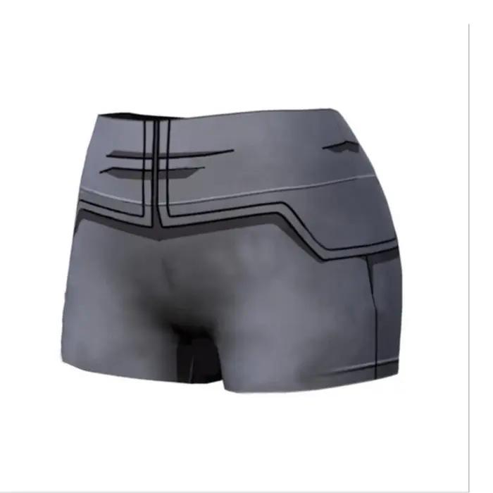 Short d'entraînement taille haute, sans couture, pour Fitness, Yoga, froissé sur les fesses, course