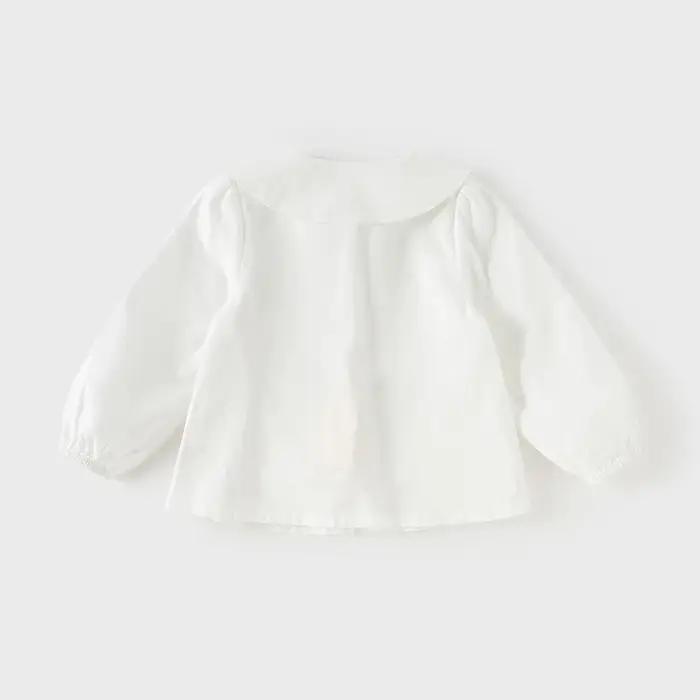 Dave Bella enfants coton chemise automne printemps manches longues filles blouse décontractée élégan
