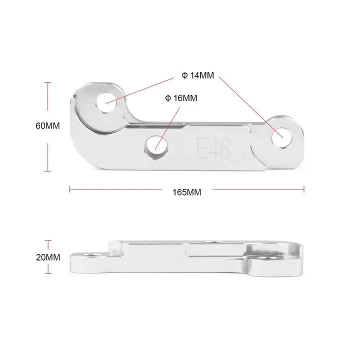 Adaptateur d'accessoires de voiture pour BMW M3, augmentant les angles de virage d'environ 25% à 30%