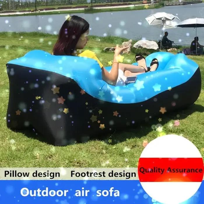 OTAUTAU-Canapé Gonflable Portable, Matelas Paresseux, Canapé Extérieur, Pique-Nique, Camping, Plage,