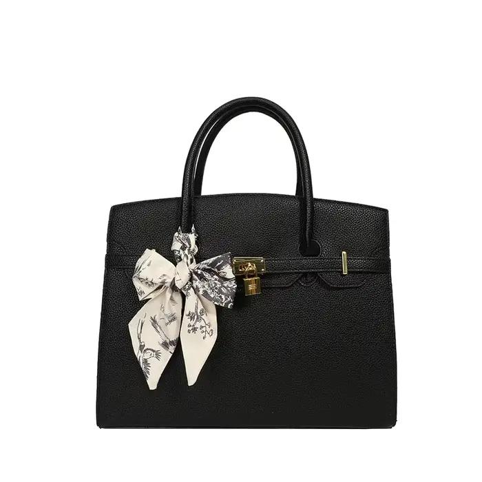 Sac bandoulière élégant et classique en cuir pour femme 2026 – Grand sac à main messager de luxe de