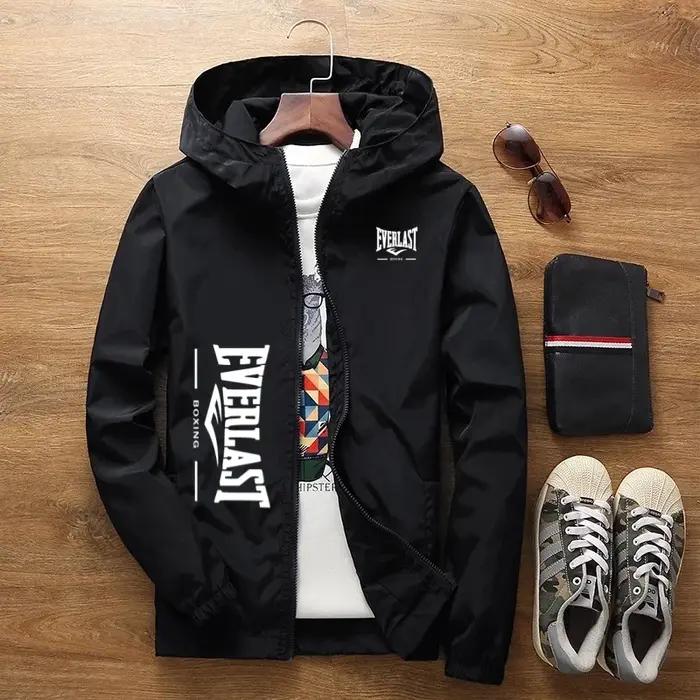 Veste à capuche zippée coupe-vent pour homme 2026 – Tenue décontractée et sportive pour le streetwea