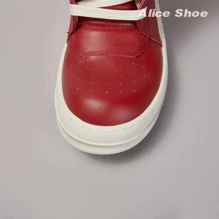 Marque hommes chaussure décontracté haut femmes Sneaker qualité rouge bottine Geobasket cuir fermetu