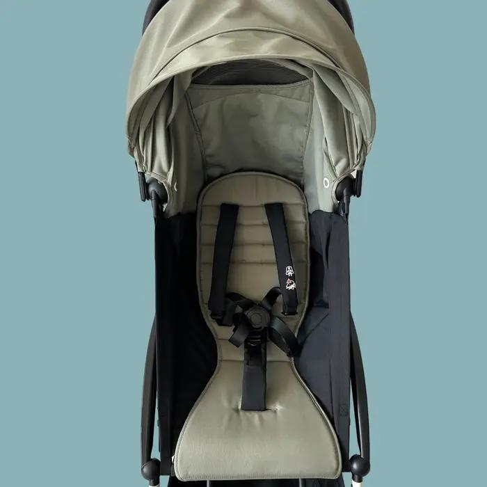 MomTan 3 pièces/ensemble d'accessoires pour poussette, auvent extensible, coussin de siège et base d