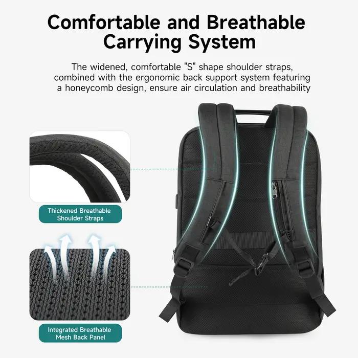 Tigernu sacs à dos de voyage pour hommes 15.6 17 19 ''sac à dos pour ordinateur portable homme sac à