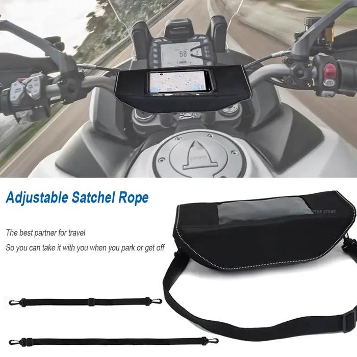 Sac étanche de voyage pour accessoires de moto, sac de rangement pour guidon, sac à outils de voyage