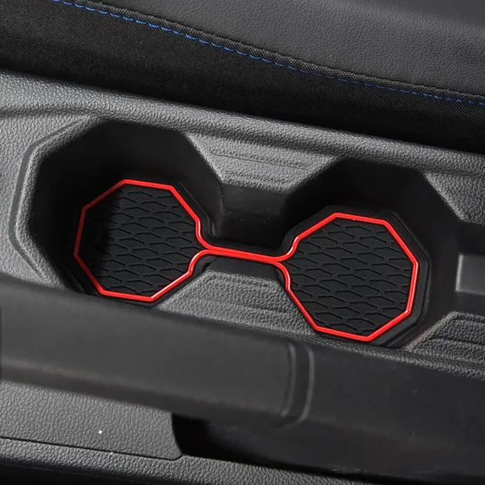 12 pièces pour VW Volkswagen POLO MK6 AW 2018 - 2025 Tapis antidérapants pour fentes de porte et por