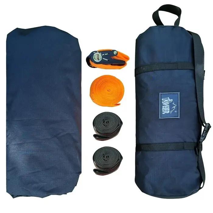 Chemise triangulaire de camping en plein air, anti-flexion, tissu Oxford, avec tendeur, 400x400x300c