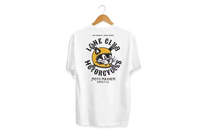 Nouveau solitaire moto Club vélo hommes et femmes coton T-Shirt mode grande taille haut décontracté