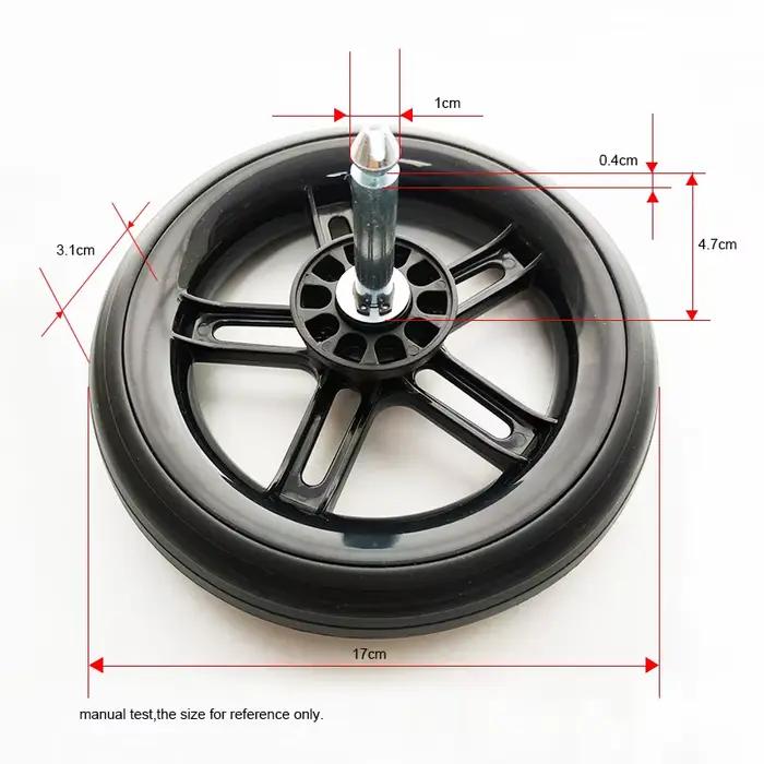 Seulement roue avant ou arrière Melio 17CM pour accessoires de Buggy Cybex Melio série 2/3/Carbon/Pr