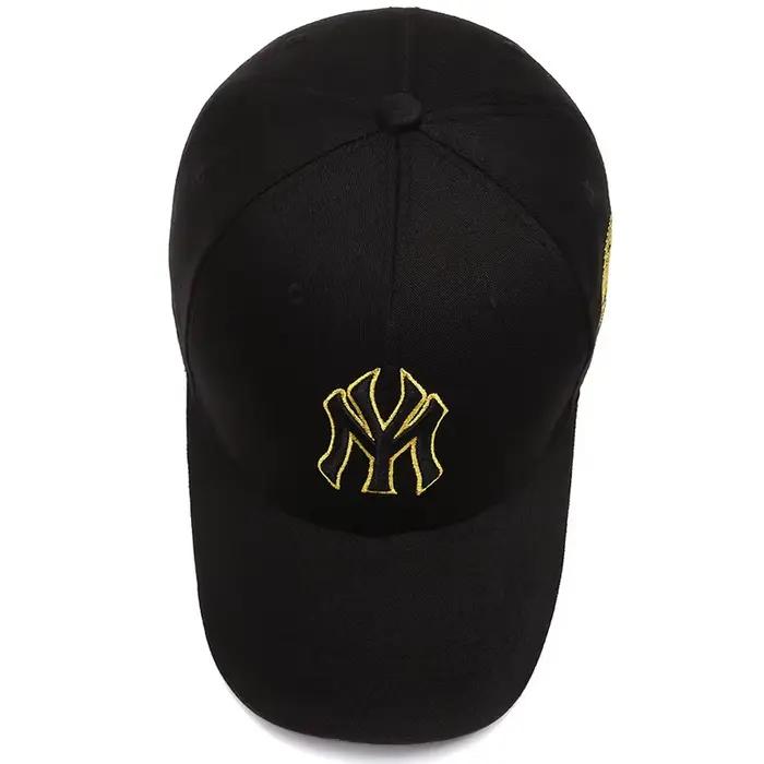 Chapeaux quatre saisons pour hommes, tendance, noir, rétro, brooklyn, lettre brodée, Baseball, coton