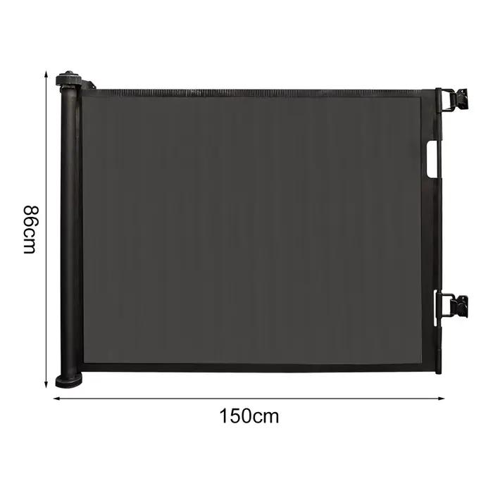 Porte d'escalier extensible 0-150 Cm, porte de barrière pour bébé, porte de sécurité pour enfants, c