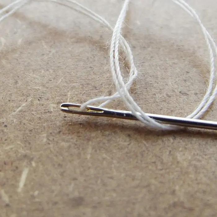 25 aiguilles à coudre à gros œil, aiguilles à coudre artisanales, aiguilles en acier pour cuir, aigu