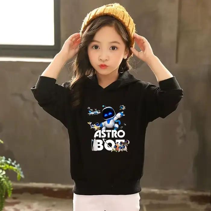 Ensemble de sport pour enfants, sweat à capuche et pantalon imprimé, ensemble 2 pièces pour garçons