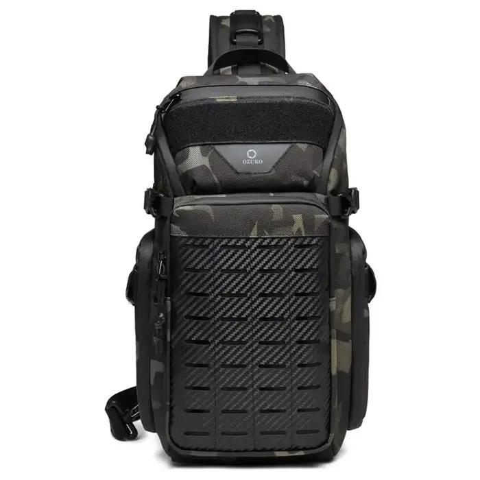 OZUKO Flex sac hommes Sports de plein air tactique bandoulière sacs à bandoulière mâle étanche voyag