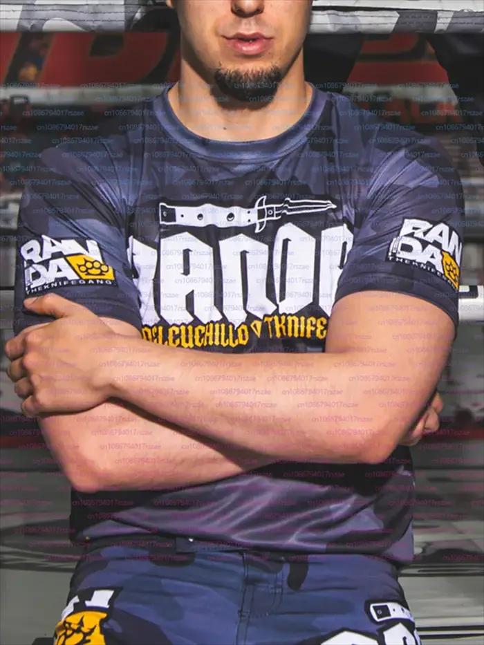Vêtements de sport de boxe en plein air RANDA Camouflage Fans Jersey vêtements de combat d'entraînem