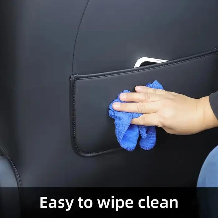 Tapis de protection arrière en cuir pour Tesla modèle 3 Y anti-rayures accessoire de luxe pour voiture protection sièges intérieur auto élégant conduite confortable