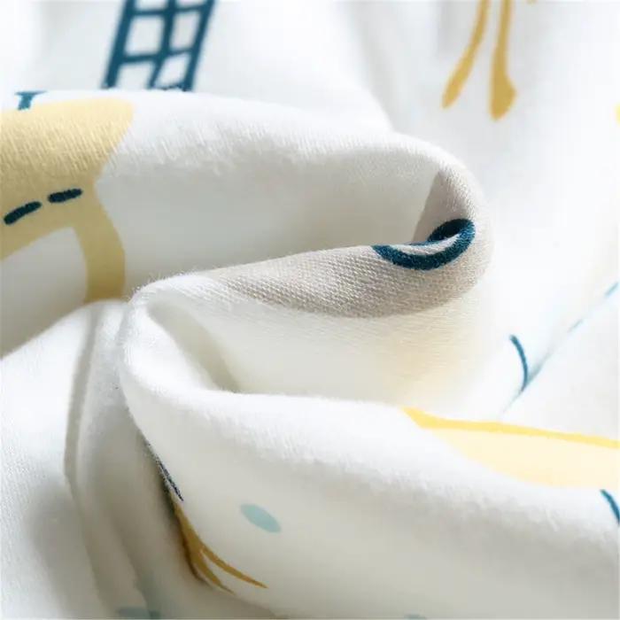 Sac de couchage fin pour bébé 2.5 Tog, printemps et automne, en coton pur, en forme de U, motif dess
