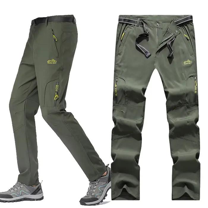 SFABL L-5XL D'été À vaccage Rapide Pantalon Hommes commandé Imperméable DulPants pantalon de peche h