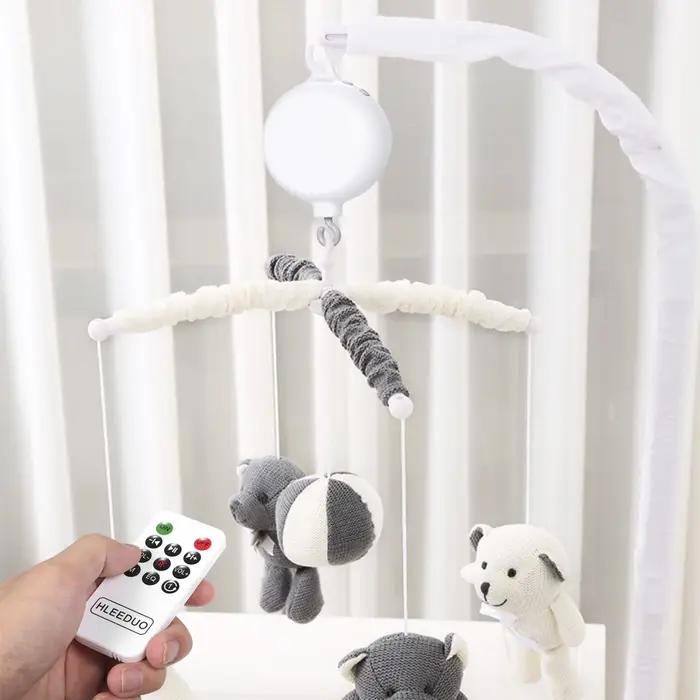 Boîte à musique télécommandée pour enfants - 35 chansons USB et cloches de mouvement berceuse