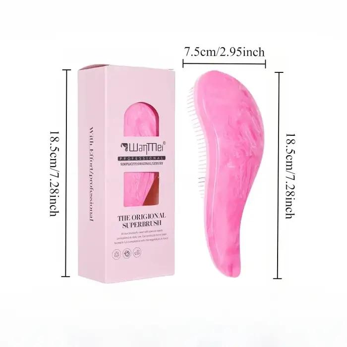 Brosse à cheveux démêlante, peigne de Massage du cuir chevelu doux, antistatique, brosse de toiletta