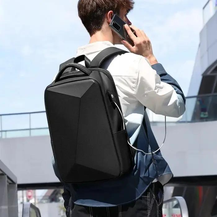 Noir ordinateur intelligent sacs pour ordinateur portable pour hommes sac à dos nouveau étanche étud