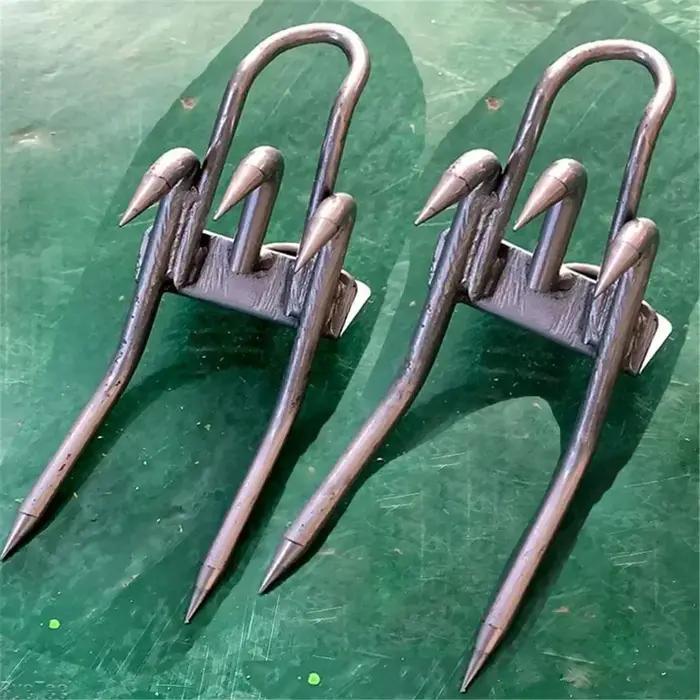 Outil d'escalade d'arbre, pointes d'escalade pour chaussures de chasse, escalade d'arbre en acier, c