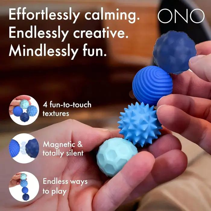 Boules magnétiques Fidget Toy EDC Anti-Stress, jouet Antistress, anxiété, aimant sensoriel, Fidgetin