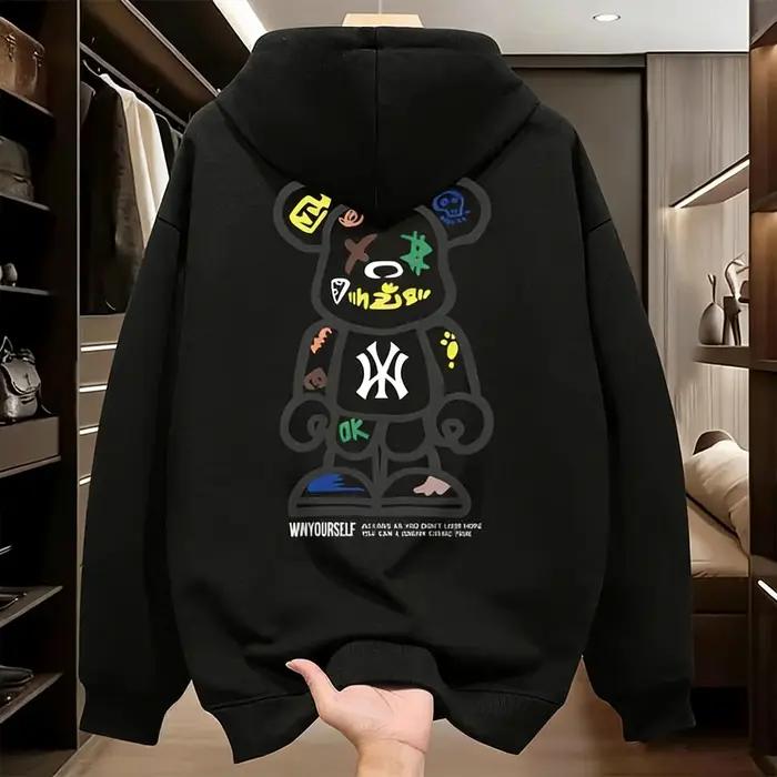 Nouveau design 2026 – Sweat à capuche sport pour homme – T-shirt décontracté et tendance coupe ample